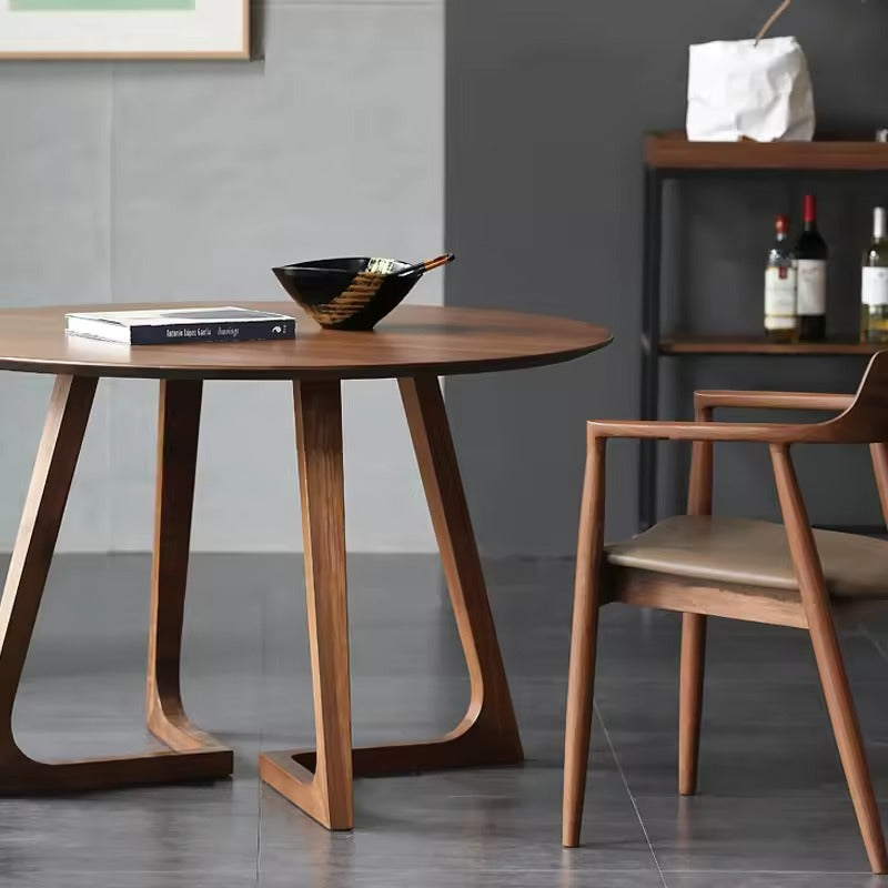 A salon table with a distinctive geometric design.