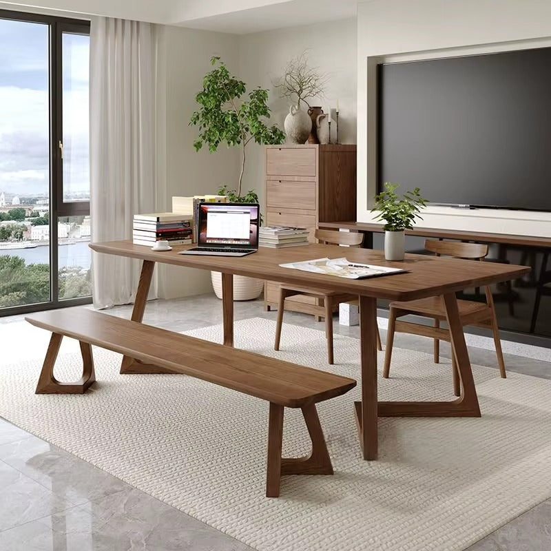 A stylish wooden coffee table for modern homes