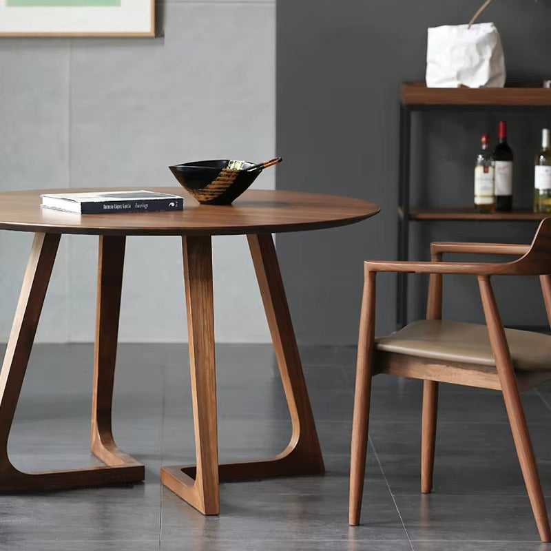 A salon table with a distinctive geometric design.