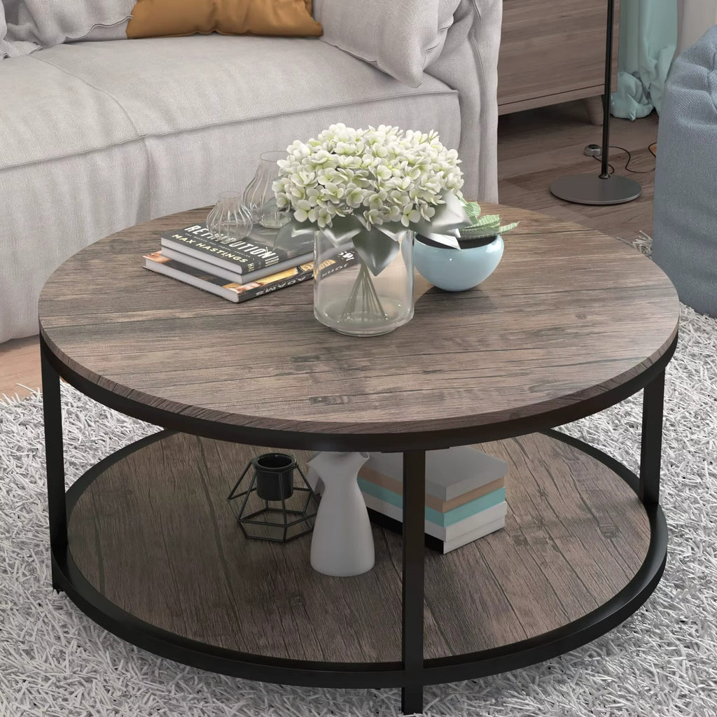 A stylish wooden coffee table for modern homes