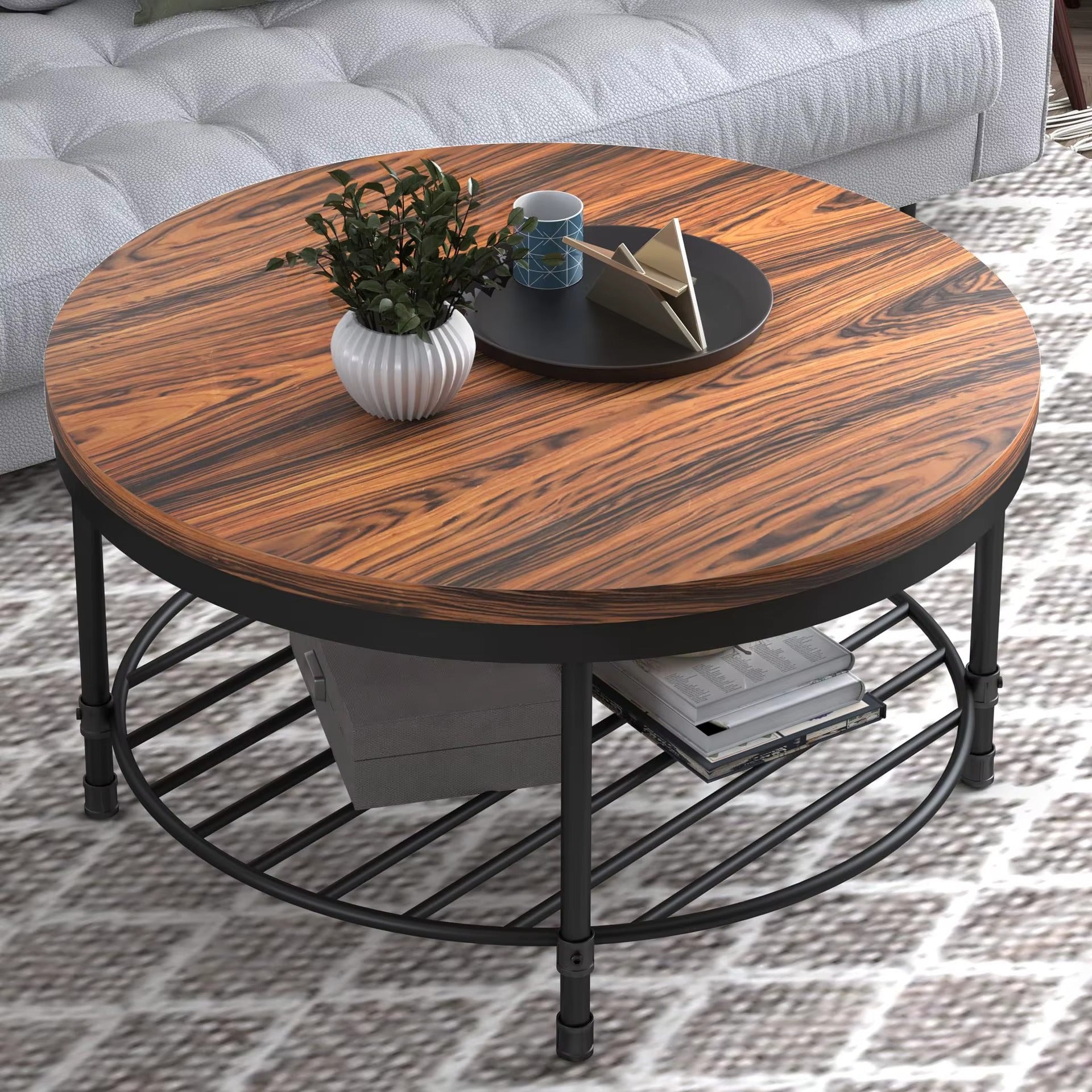 A stylish wooden coffee table for modern homes