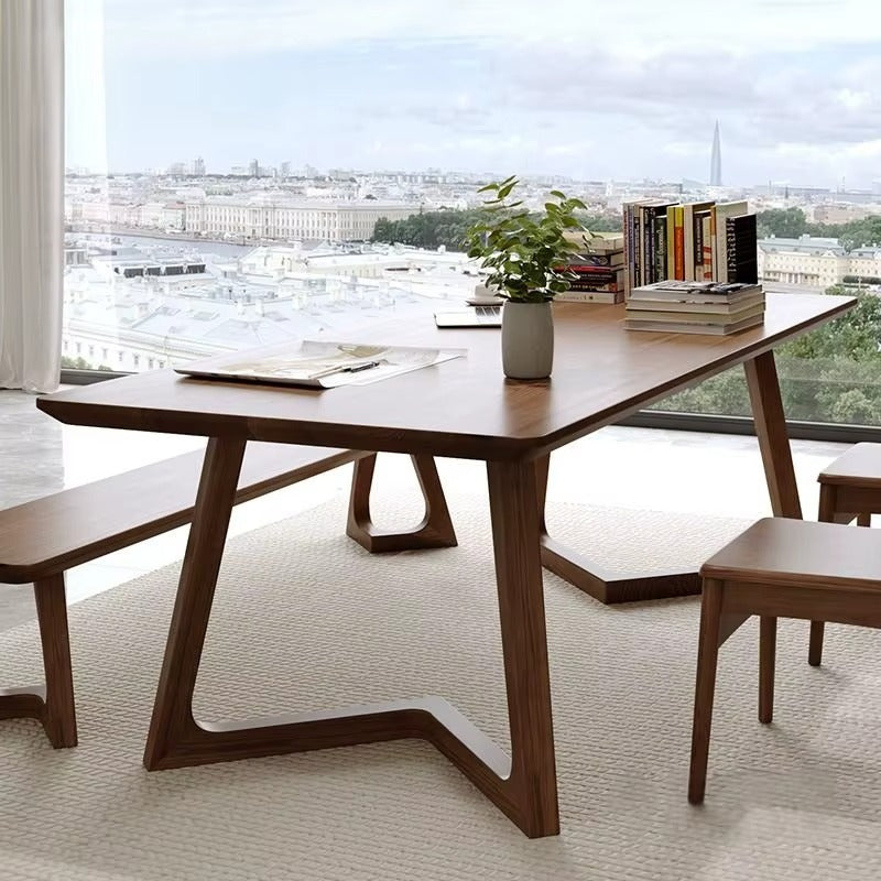 A stylish wooden coffee table for modern homes