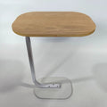 A salon table with a distinctive geometric design.