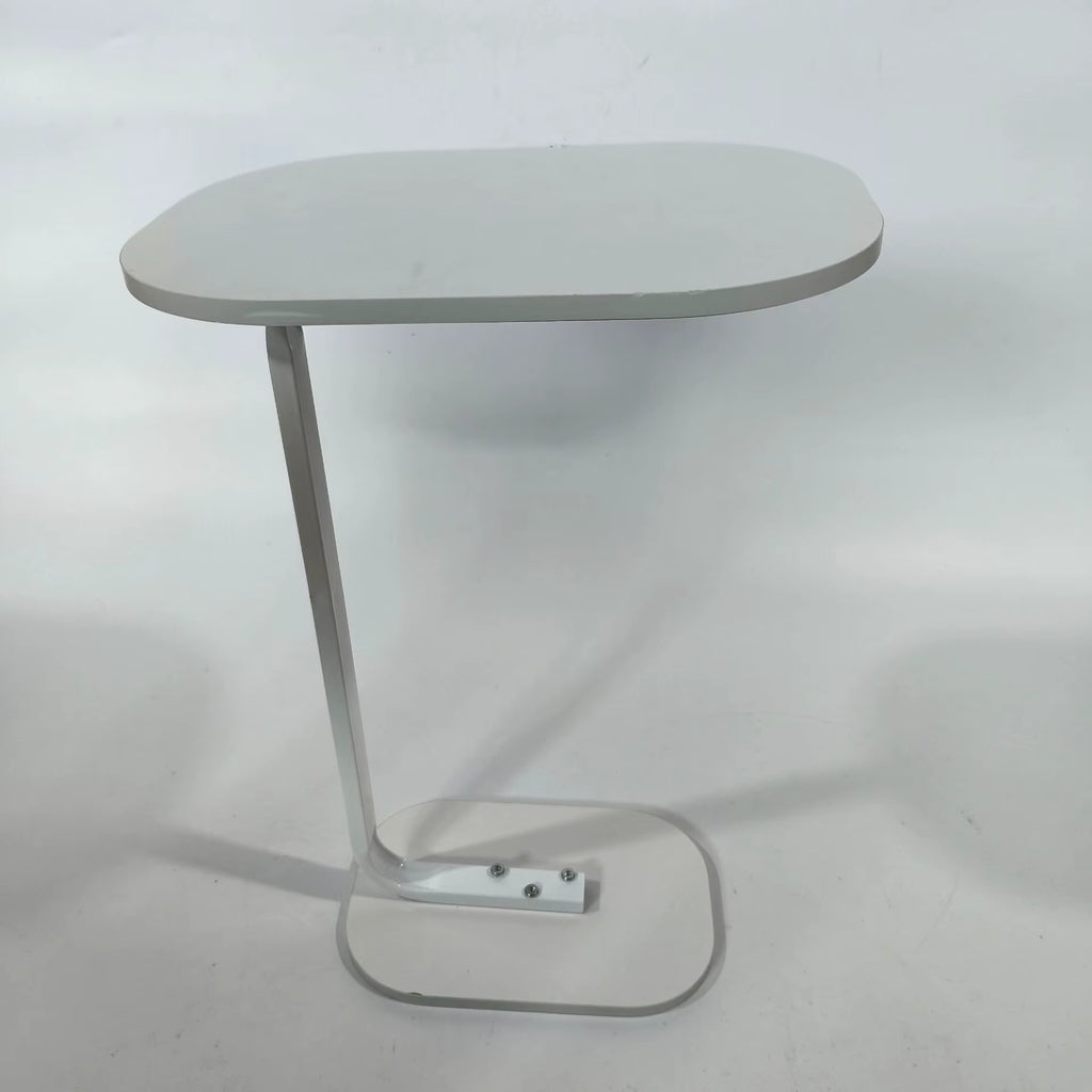 A salon table with a distinctive geometric design.