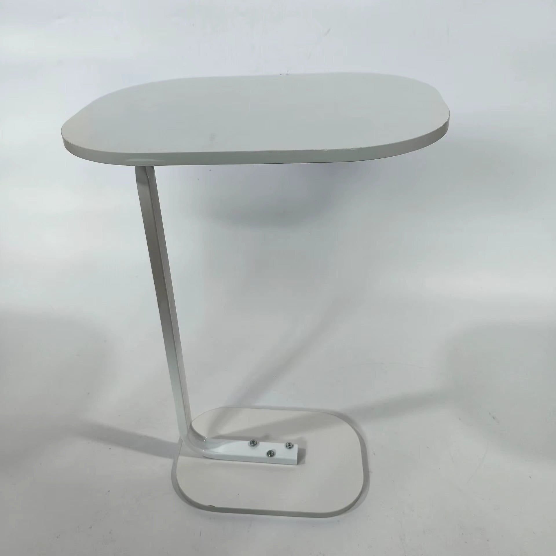 A salon table with a distinctive geometric design.